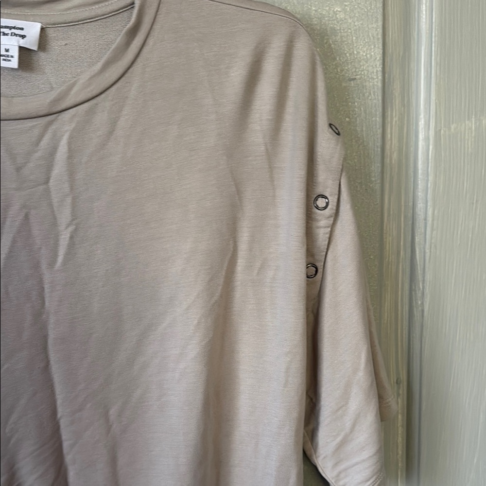 Tan Ruched Women's Top - Picture 6 of 6